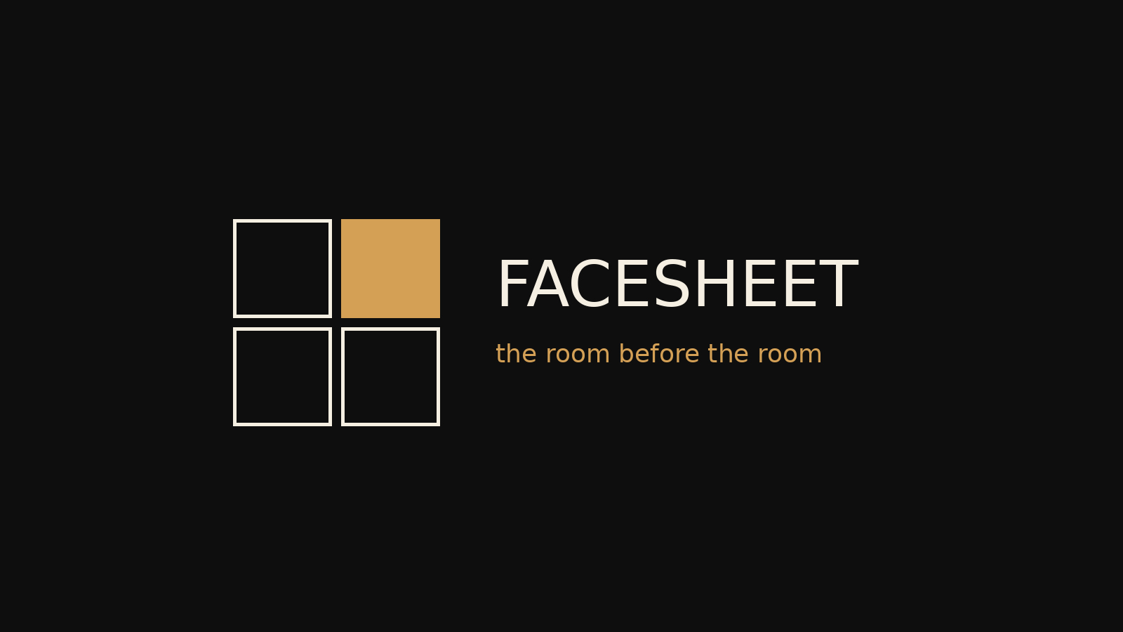 FACESHEET