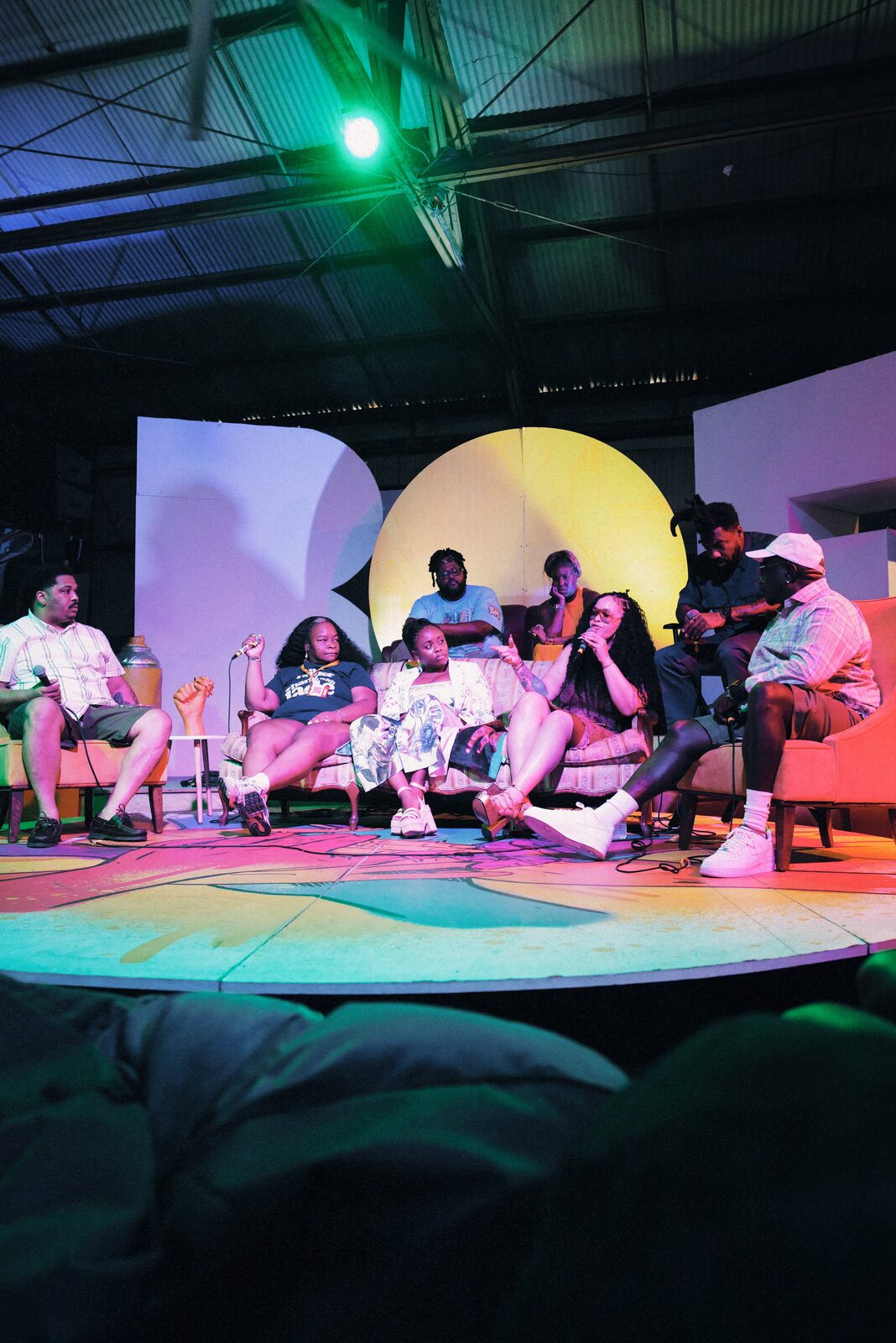 A panel at The Cookout